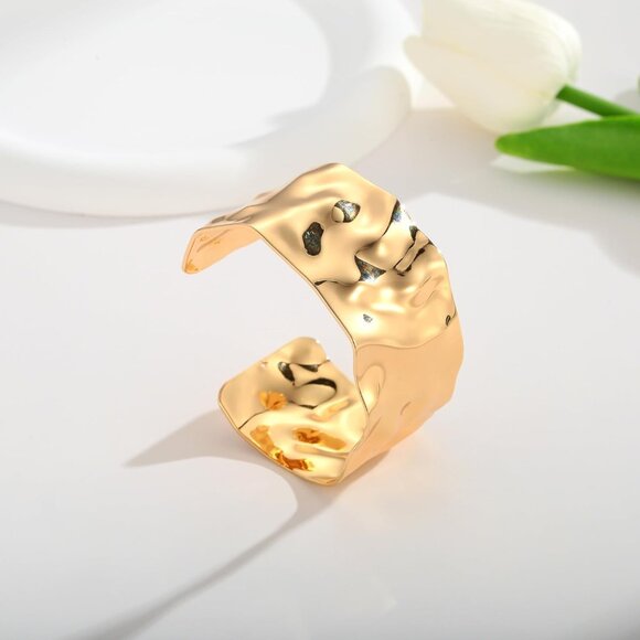 Gold Bangle Bracelet For Women Boho Cuff Bracelet Silver Bangle Bracelet Back To - Picture 4 of 6